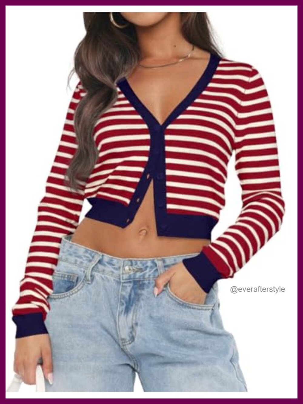 Womens Long Sleeve Open Front Cropped Lightweight Cardigan Sweater Button Down